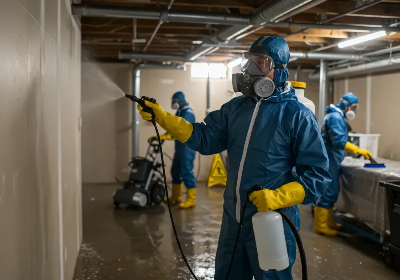 Basement Sanitization and Antimicrobial Treatment process in Scottdale, GA